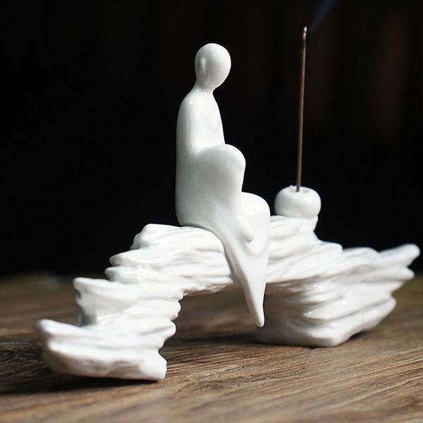 white porcelain incense burner ceramic creative simple censer bedroom tea ceremony portrait decoration fragrance lamps
white porcelain incense burner ceramic creative simple censer bedroom tea ceremony portrait decoration fragrance lamps