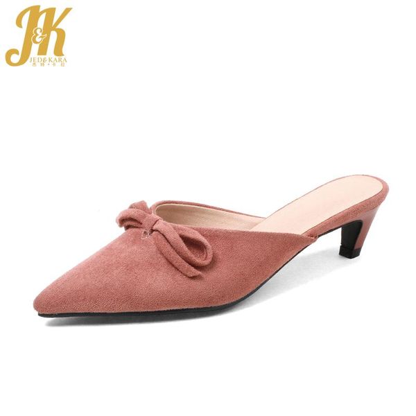 slippers summer thin heels women fashion ladies mules shoes flock pointed toe spike slides rubber footwear, Black
slippers summer thin heels women fashion ladies mules shoes flock pointed toe spike slides rubber footwear, Black