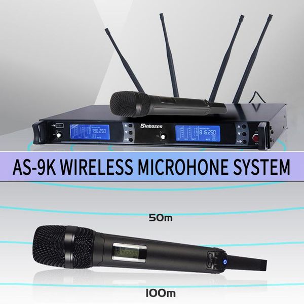 professional wireless microphone handheld super cardiod for stage concert as-9k microphones
professional wireless microphone handheld super cardiod for stage concert as-9k microphones