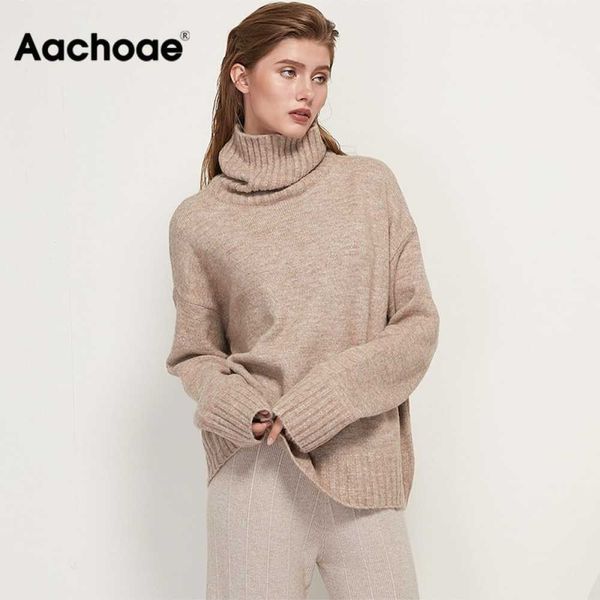 aachoae autumn winter women knitted turtleneck cashmere sweater casual basic pullover jumper batwing long sleeve loose 210805, White;black
aachoae autumn winter women knitted turtleneck cashmere sweater casual basic pullover jumper batwing long sleeve loose 210805, White;black