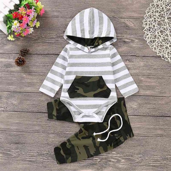 toddler baby boys clothes 3pcs born infant boys hoodies striped romper jumpsuit camouflage pants outfits set 210816, White
toddler baby boys clothes 3pcs born infant boys hoodies striped romper jumpsuit camouflage pants outfits set 210816, White