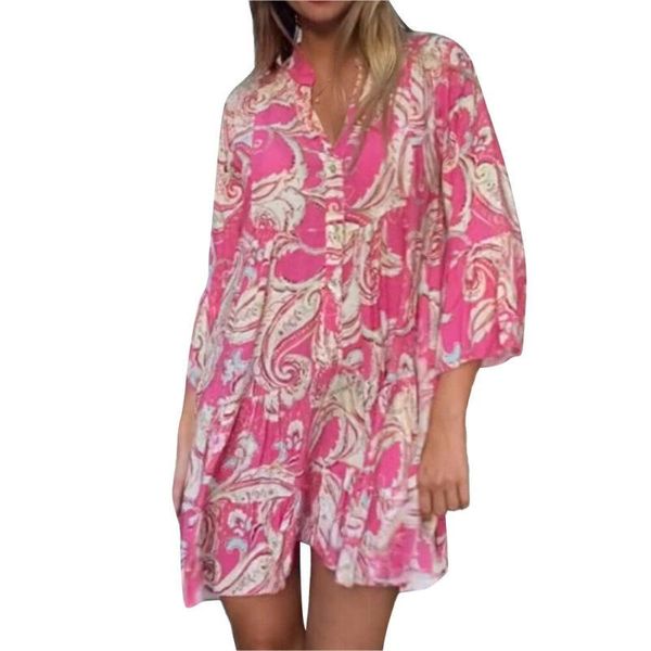 casual dresses summer 2021 holiday clothes flare sleeve womens loose dress beach style printed v-neck female fashion mini, Black;gray
casual dresses summer 2021 holiday clothes flare sleeve womens loose dress beach style printed v-neck female fashion mini, Black;gray