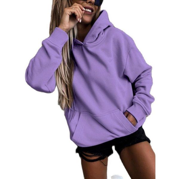 women's hoodies & sweatshirts women 2021 autumn solid color with pockets threaded cuffs hem casual fashion long sleeve ladies, Black
women's hoodies & sweatshirts women 2021 autumn solid color with pockets threaded cuffs hem casual fashion long sleeve ladies, Black