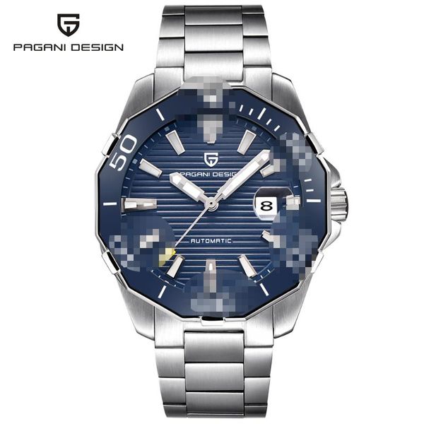 wristwatches pagani design 2021 casual fashion men' mechanical watch stainless steel waterproof automatic reloj hombre, Slivery;brown
wristwatches pagani design 2021 casual fashion men' mechanical watch stainless steel waterproof automatic reloj hombre, Slivery;brown