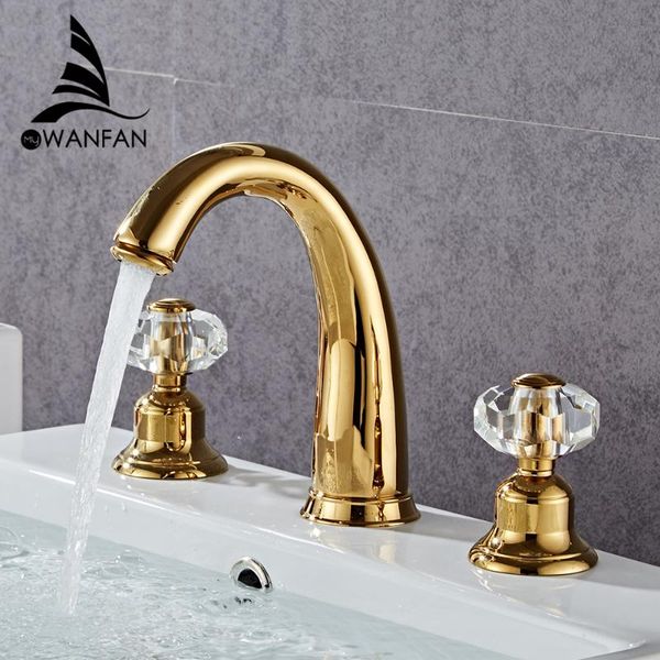 bathroom sink faucets gold waterfall basin faucet dual crystal handle widespread mixer tap deck mounted bathtub mixers 855879
bathroom sink faucets gold waterfall basin faucet dual crystal handle widespread mixer tap deck mounted bathtub mixers 855879