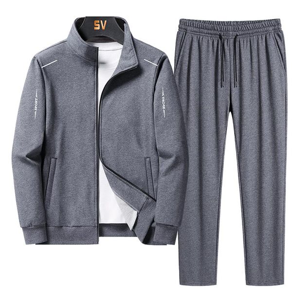 men's tracksuits men tracksuit outwear set casual sets autumn jacket + pants fashion print sportswear zipper suit male, Gray
men's tracksuits men tracksuit outwear set casual sets autumn jacket + pants fashion print sportswear zipper suit male, Gray