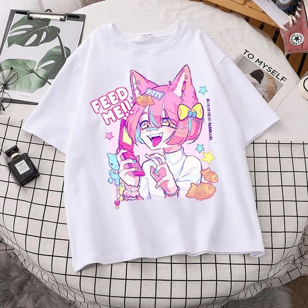men's t-shirts cute cartoon sweet girls oversized t shirt japanese streetwear harajuku gothic kawaii casual loose summer women t-shirt, White;black
men's t-shirts cute cartoon sweet girls oversized t shirt japanese streetwear harajuku gothic kawaii casual loose summer women t-shirt, White;black