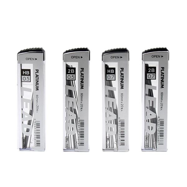 refills 6pcs platinum resin pencil lead 0.5|0.7mm mechanical ml-15|17, Black;red
refills 6pcs platinum resin pencil lead 0.5|0.7mm mechanical ml-15|17, Black;red