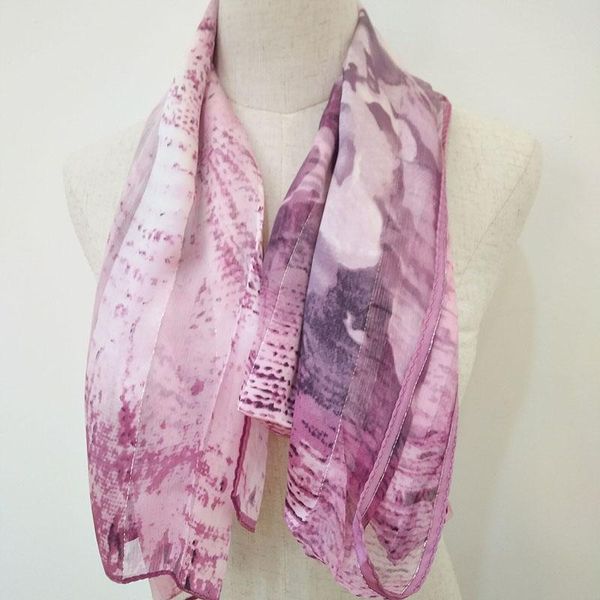 scarves 100% silk printing beach spring autumn shawls, Blue;gray
scarves 100% silk printing beach spring autumn shawls, Blue;gray