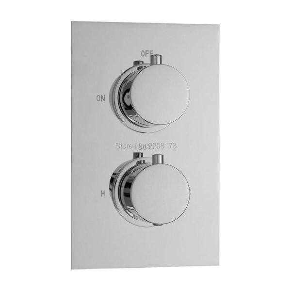 bathroom living promotions solid brass concealed thermostatic shower valve mixer water tap round 2 dial 1 way sets
bathroom living promotions solid brass concealed thermostatic shower valve mixer water tap round 2 dial 1 way sets