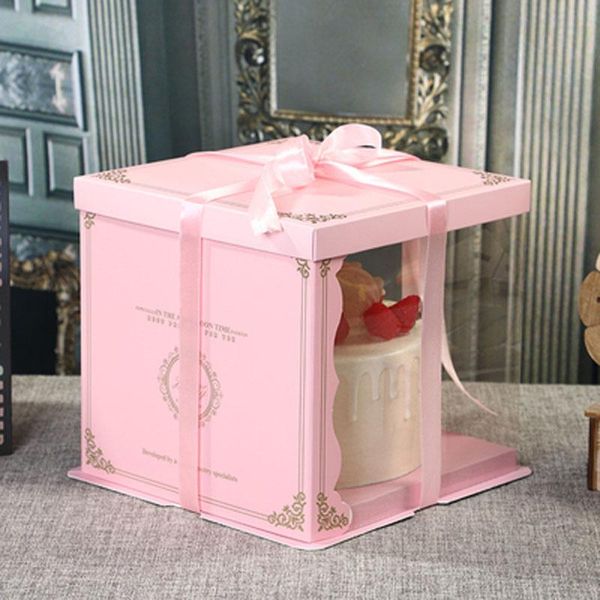 gift wrap 6/8/12inch transparent birthday cake box thicken plastic packaging organizer for party supplies
gift wrap 6/8/12inch transparent birthday cake box thicken plastic packaging organizer for party supplies