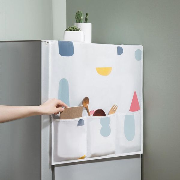 storage bags refrigerator cover cloth dust cover, household appliance waterproof towel, hanging bag
storage bags refrigerator cover cloth dust cover, household appliance waterproof towel, hanging bag