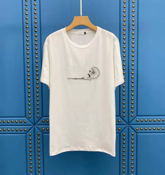 new style ins large loose summer round neck nail drill technology simple tide soft smooth women's short sleeve, Gray
new style ins large loose summer round neck nail drill technology simple tide soft smooth women's short sleeve, Gray