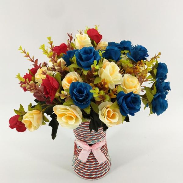 decorative flowers & wreaths 2021 beautiful luxury multi colors simulation rose artificial silk bouquet wedding home party room decoration
decorative flowers & wreaths 2021 beautiful luxury multi colors simulation rose artificial silk bouquet wedding home party room decoration