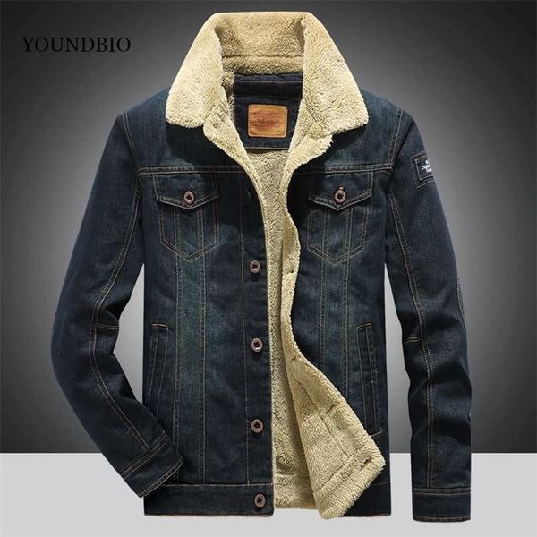 masculine jacket men keep warm and velvet thickening jean casual fashion assault locomotive coat 211110, Black;brown
masculine jacket men keep warm and velvet thickening jean casual fashion assault locomotive coat 211110, Black;brown