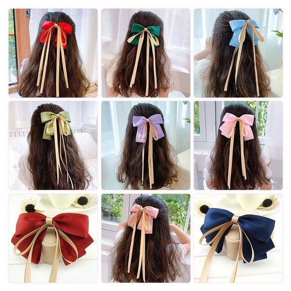 fashion bowknot tassel streamer hair accessories fairy cute big bow ribbon hairpin women girl ponytail, Slivery;white
fashion bowknot tassel streamer hair accessories fairy cute big bow ribbon hairpin women girl ponytail, Slivery;white