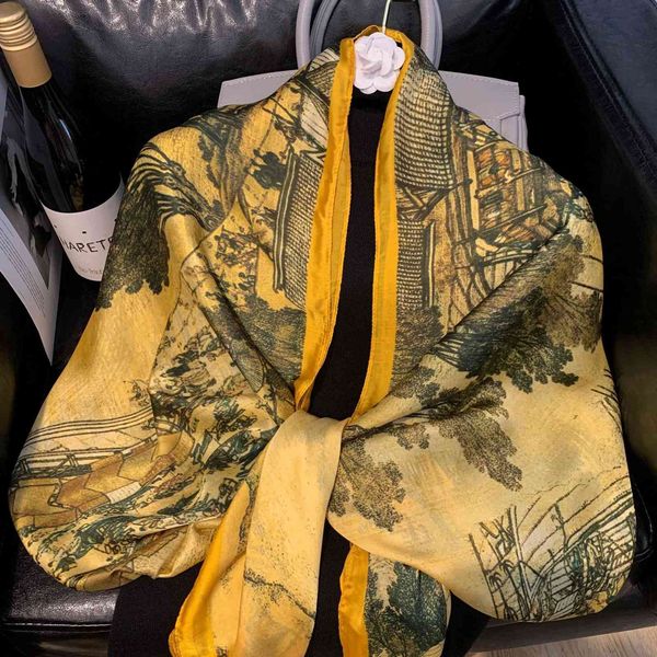 2021 autumn and korean fashion printing imitation decorative bib winter warm silk scarf female, Blue;gray
2021 autumn and korean fashion printing imitation decorative bib winter warm silk scarf female, Blue;gray