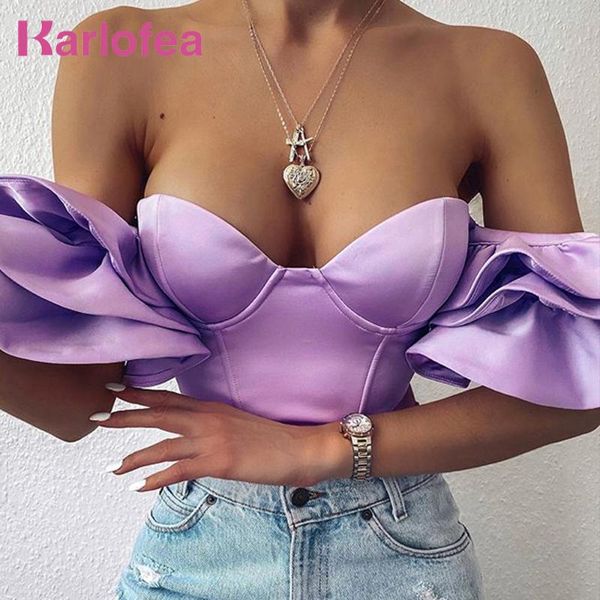 women's blouses & shirts kealofea women summer 2021 crop fashion bustier blouse streetwear chic ruffles sleeve vacation outfits, White
women's blouses & shirts kealofea women summer 2021 crop fashion bustier blouse streetwear chic ruffles sleeve vacation outfits, White