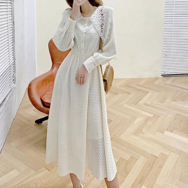 casual dresses women luxury midi dress lady vintage elegant solid slim patchwork evening female winter sweet lace long sleeve, Black;gray
casual dresses women luxury midi dress lady vintage elegant solid slim patchwork evening female winter sweet lace long sleeve, Black;gray