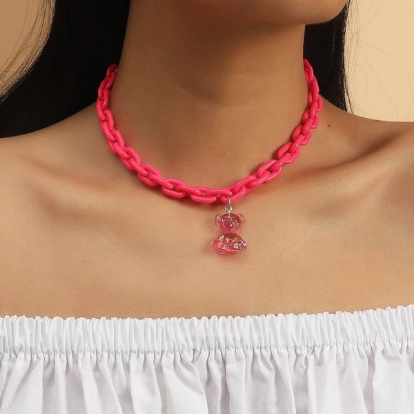 chokers cartoon bear choker necklaces for women fashion personality pendant hip hop colorful acrylic thick chain necklace jewelry gift, Golden;silver
chokers cartoon bear choker necklaces for women fashion personality pendant hip hop colorful acrylic thick chain necklace jewelry gift, Golden;silver