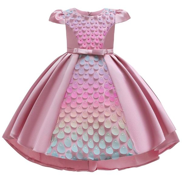 girl's dresses elegant girls dress wedding princess for kids formal party gown children clothing, Red;yellow
girl's dresses elegant girls dress wedding princess for kids formal party gown children clothing, Red;yellow