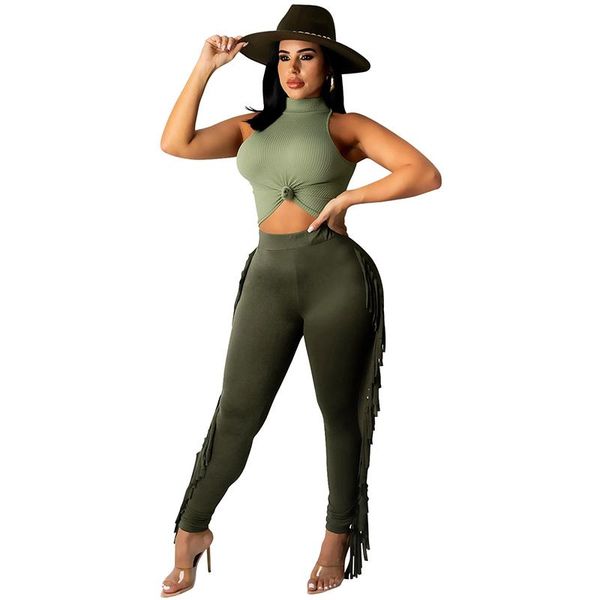women's two piece pants woman panelled sleeveless tank crop tassel long 2021 summer bodycon matching 2 sets party club outfits, White
women's two piece pants woman panelled sleeveless tank crop tassel long 2021 summer bodycon matching 2 sets party club outfits, White