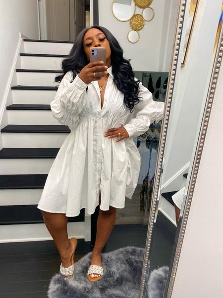 casual dresses autumn dress for women white long sleeve plus size pleated fashion loose yellow shirt skirt, Black;gray
casual dresses autumn dress for women white long sleeve plus size pleated fashion loose yellow shirt skirt, Black;gray