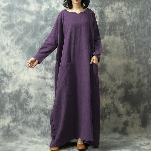 women long maxi dress plus size vintage baggy batwing sleeves pocket gowns 2021 autumn robe ethnic female casual dresses, Black;gray
women long maxi dress plus size vintage baggy batwing sleeves pocket gowns 2021 autumn robe ethnic female casual dresses, Black;gray