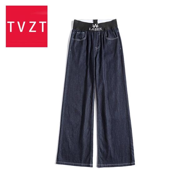 women's jeans tvzt high waist wide leg women 2021 summer long length casual bf oversize all-match daily fashion harajuku, Blue
women's jeans tvzt high waist wide leg women 2021 summer long length casual bf oversize all-match daily fashion harajuku, Blue
