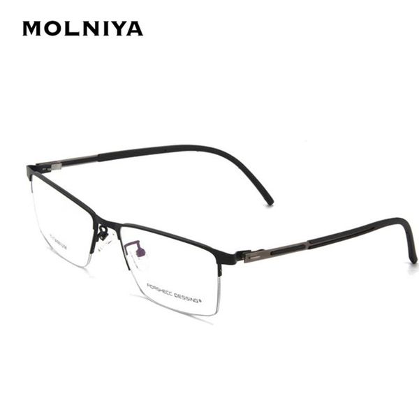 fashion sunglasses frames retro glasses frame rectangle metal half-frame business eyewear men's optical prescription eyeglasses, Black
fashion sunglasses frames retro glasses frame rectangle metal half-frame business eyewear men's optical prescription eyeglasses, Black
