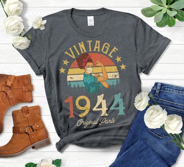 women's t-shirt vintage 1944 original parts retro with mask quarantine edition tshirt funny 77th birthday gift colorful pattern cotton, White
women's t-shirt vintage 1944 original parts retro with mask quarantine edition tshirt funny 77th birthday gift colorful pattern cotton, White