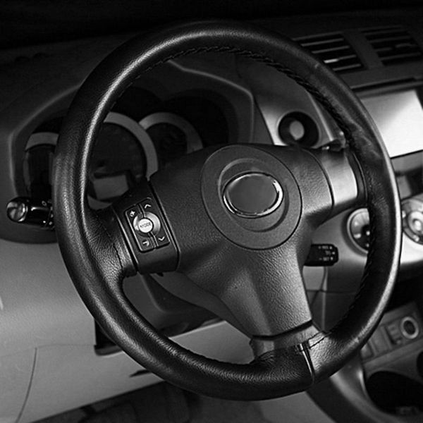 steering wheel covers breathable pu leather diy car cover case with needles and thread anti-slip black car-styling
steering wheel covers breathable pu leather diy car cover case with needles and thread anti-slip black car-styling
