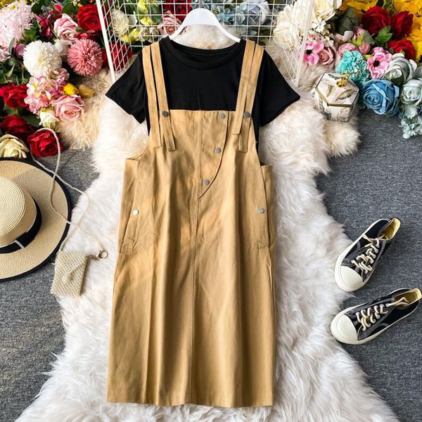 dresses 2 piece set tshirt + straight strap ress casual suits two pieces summer clothes for women, Black;gray
dresses 2 piece set tshirt + straight strap ress casual suits two pieces summer clothes for women, Black;gray