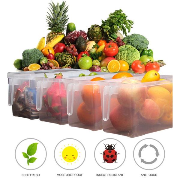 storage box 4.5l container sealed jar kitchen cabinet refrigerator organizer for furit eggs vegetables keep freash bottles & jars
storage box 4.5l container sealed jar kitchen cabinet refrigerator organizer for furit eggs vegetables keep freash bottles & jars