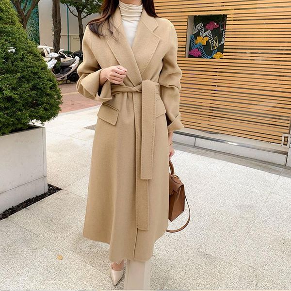 women's wool & blends double wind long cashmere coat whom edition high end contracted the show thin cloth can customized big size, Black
women's wool & blends double wind long cashmere coat whom edition high end contracted the show thin cloth can customized big size, Black