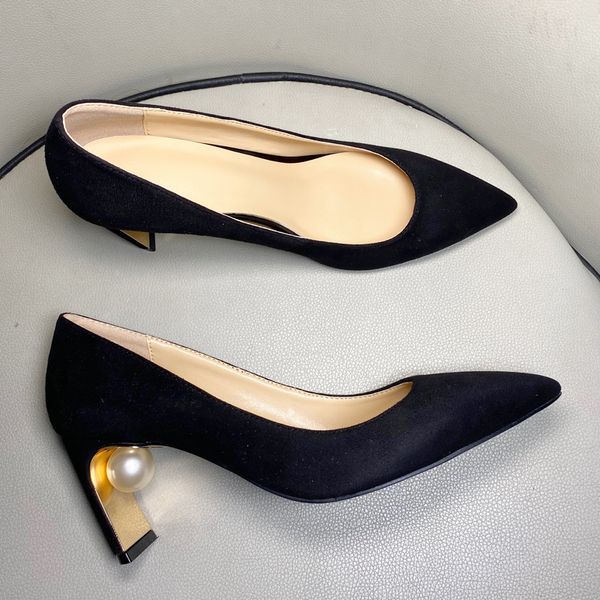 2021 women ladies suede genuine real leather dress shoes pearl med chuckly high autumn fall summer pillage toe wedding party bridesmaid swee, Black
2021 women ladies suede genuine real leather dress shoes pearl med chuckly high autumn fall summer pillage toe wedding party bridesmaid swee, Black