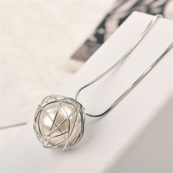 pendant necklaces sale necklace jewelry women long imitation pearl sweater chain 1pc, Silver
pendant necklaces sale necklace jewelry women long imitation pearl sweater chain 1pc, Silver