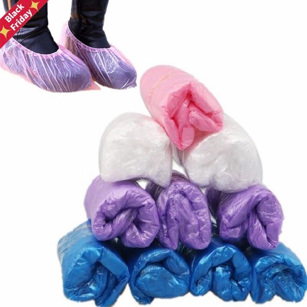 100/300 pcs disposable plastic rain shoe covers thickened pe color waterproof and dustproof household
100/300 pcs disposable plastic rain shoe covers thickened pe color waterproof and dustproof household