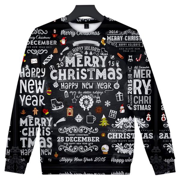 men's hoodies & sweatshirts classic christmas 3d printed o-neck boys/girls long sleeve capless sweatshirt adult/child casual hatless, Black
men's hoodies & sweatshirts classic christmas 3d printed o-neck boys/girls long sleeve capless sweatshirt adult/child casual hatless, Black