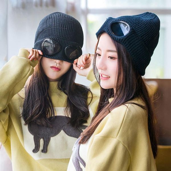 cycling caps & masks fashion wool knitted goggles autumn winter warmer hat sports skateboard cap heat keeper ear snow cold protector, Black
cycling caps & masks fashion wool knitted goggles autumn winter warmer hat sports skateboard cap heat keeper ear snow cold protector, Black