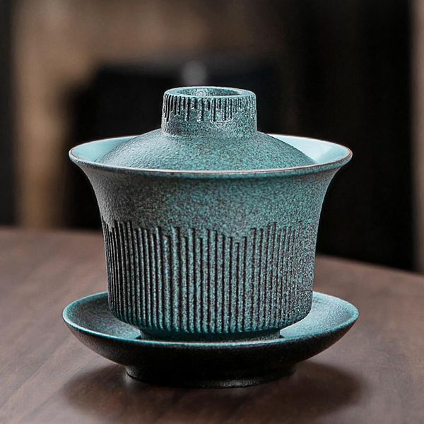cups & saucers ceramic gaiwan porcelain office tea cup household simple green glaze tureen retro bowl with cover chinese set
cups & saucers ceramic gaiwan porcelain office tea cup household simple green glaze tureen retro bowl with cover chinese set