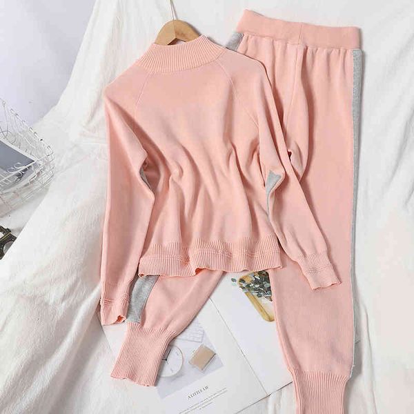 tracksuits spring autumn knitted cardigan women sets two pieces fashion chaopai sweatshirts and match female pant suits, Gray
tracksuits spring autumn knitted cardigan women sets two pieces fashion chaopai sweatshirts and match female pant suits, Gray