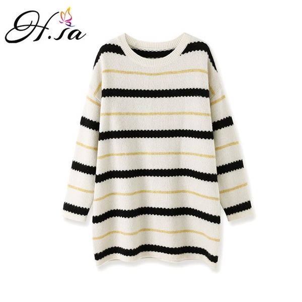 fall women clothes oneck colorful striped long pull jumpers korean style oversized purple sweater 210430, Black;gray
fall women clothes oneck colorful striped long pull jumpers korean style oversized purple sweater 210430, Black;gray