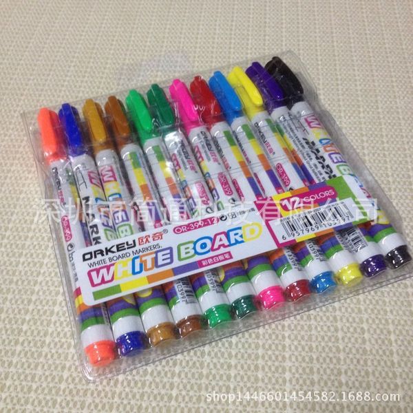 painting pens ouqi 399-12 color small white board painting graffiti writing pen a set of 12 colors, Black;red
painting pens ouqi 399-12 color small white board painting graffiti writing pen a set of 12 colors, Black;red