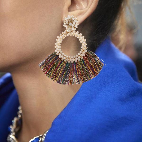 dangle & chandelier 2021 7 colors design colorful resin beads loop tassel drop earrings for women bohemian big statement, Silver
dangle & chandelier 2021 7 colors design colorful resin beads loop tassel drop earrings for women bohemian big statement, Silver