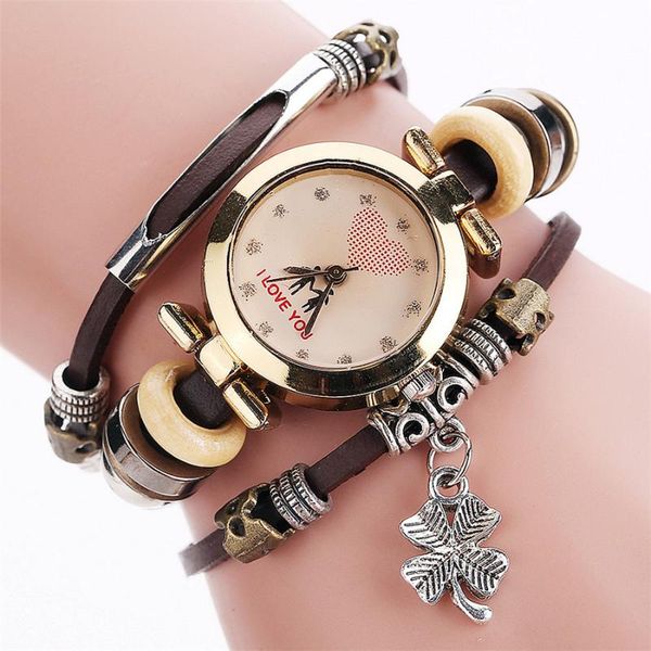 wristwatches drop vintage bracelet leaf pendant watches casual women leather quartz wrist watch relogio feminino, Slivery;brown
wristwatches drop vintage bracelet leaf pendant watches casual women leather quartz wrist watch relogio feminino, Slivery;brown