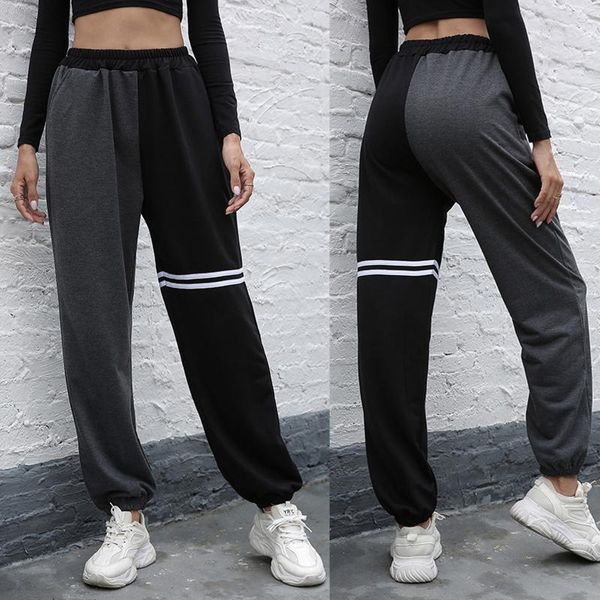 women loose sweatpants black splicing tights sport pants foreign trend harlan jogging fitness ladies casual loog sweatpant running, Black;blue
women loose sweatpants black splicing tights sport pants foreign trend harlan jogging fitness ladies casual loog sweatpant running, Black;blue