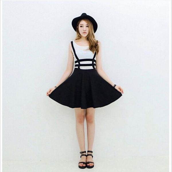 faldas a line autumn overall skater womens skirts with suspenders braces zipper hollow out black suspender pleated jupe bzd
faldas a line autumn overall skater womens skirts with suspenders braces zipper hollow out black suspender pleated jupe bzd