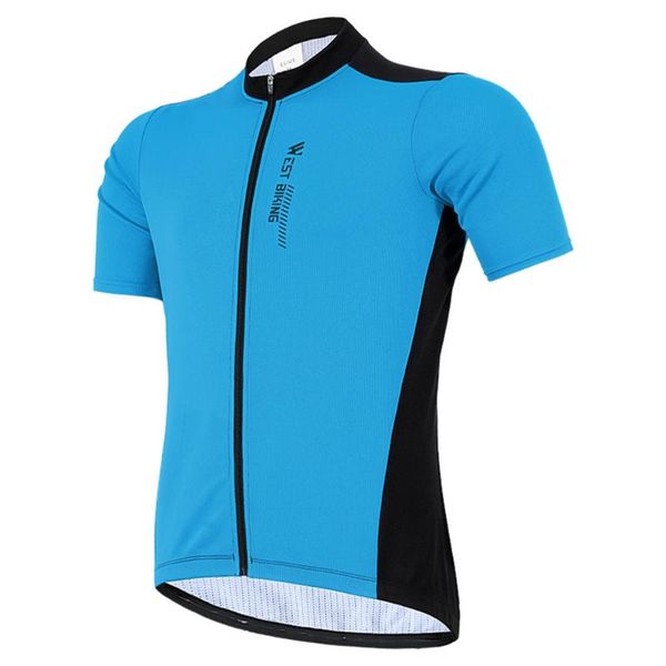 set of outdoor sports short sleeve bike riding clothes cycling equipment racing sets, Black;blue
set of outdoor sports short sleeve bike riding clothes cycling equipment racing sets, Black;blue