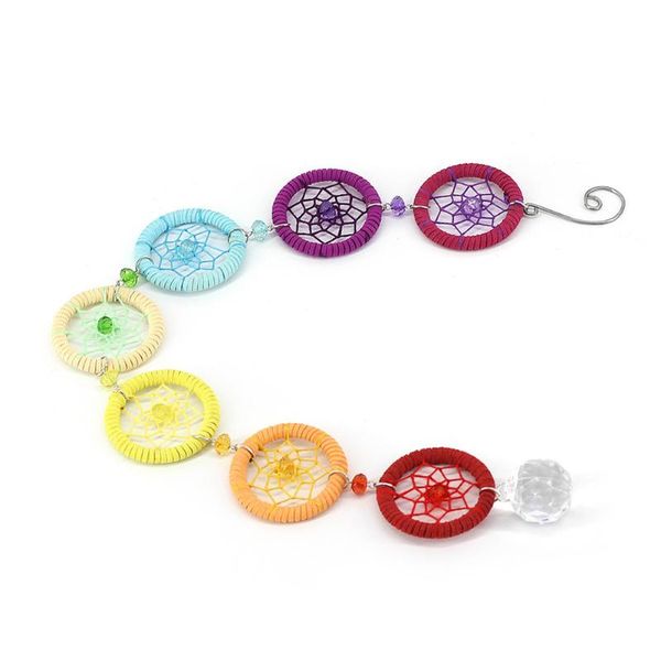 decorative objects & figurines chakra dream catcher wall hanging with rainbow chandelier for car party home decor dss899
decorative objects & figurines chakra dream catcher wall hanging with rainbow chandelier for car party home decor dss899